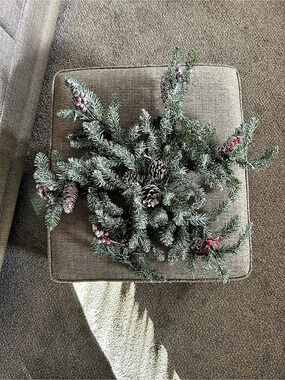 Home Decorators Collection 24 Inch LED Lit Pinecone and Berry Showy Snowflake